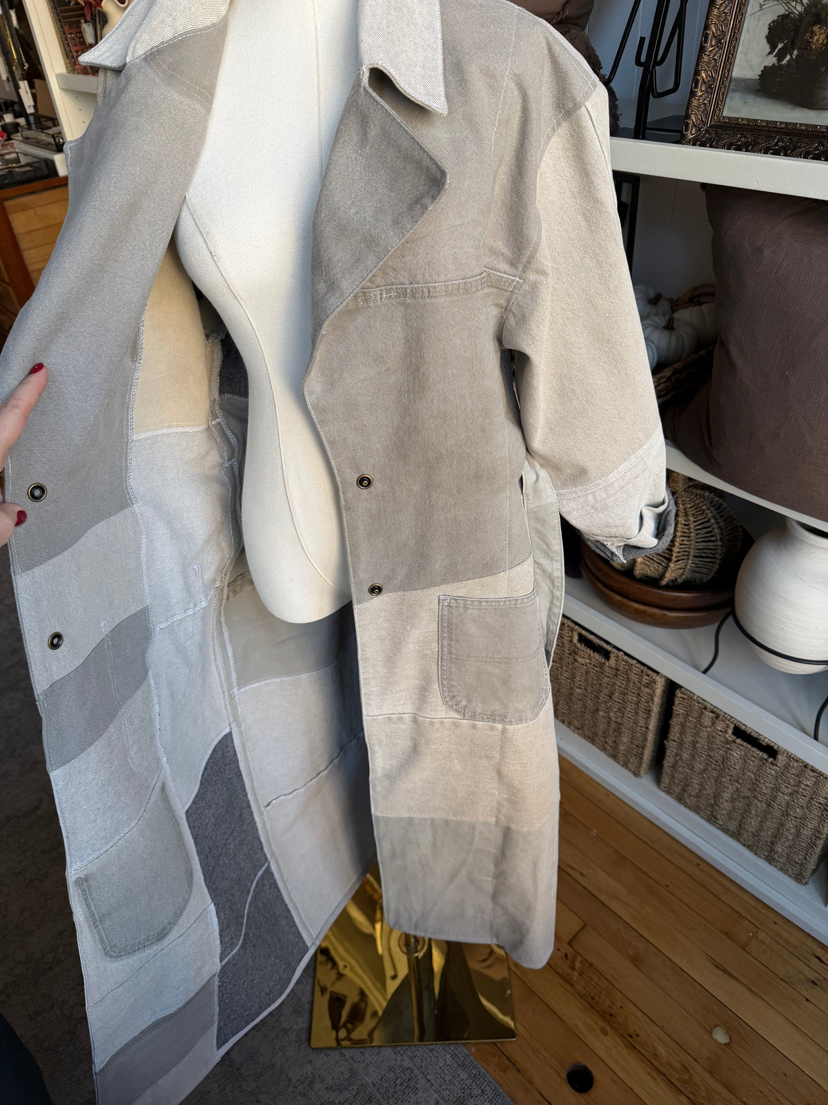 #2 Reworked denim trench. Size M