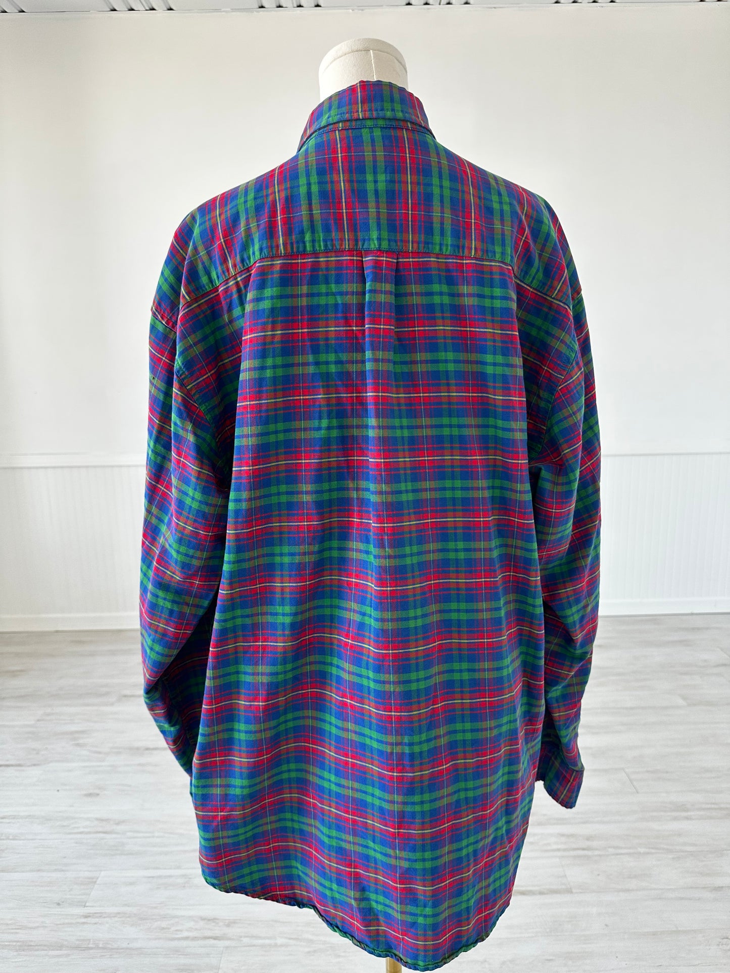90s Gap plaid button down