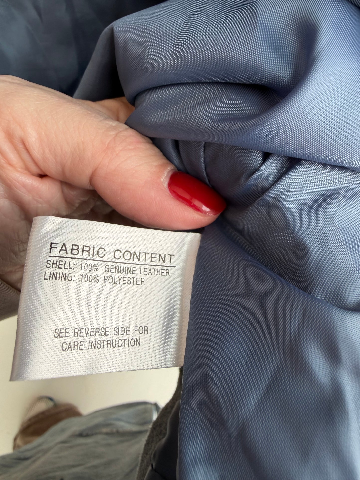 90s/00s Giacca blue suede chore coat