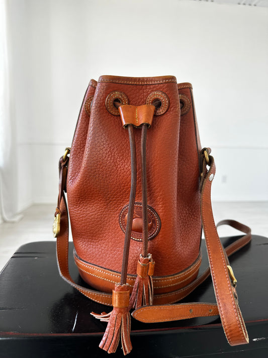 90s Dooney and Bourke mini bucket bag