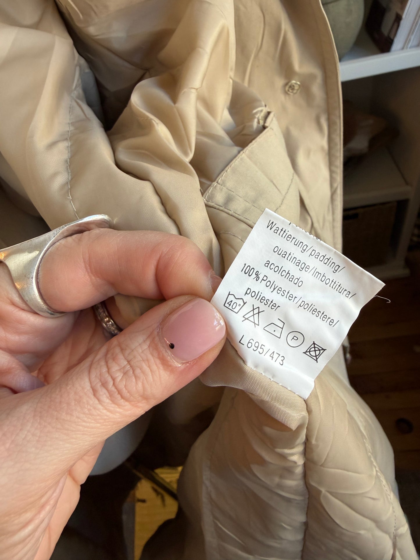 Vintage cinched trench #4