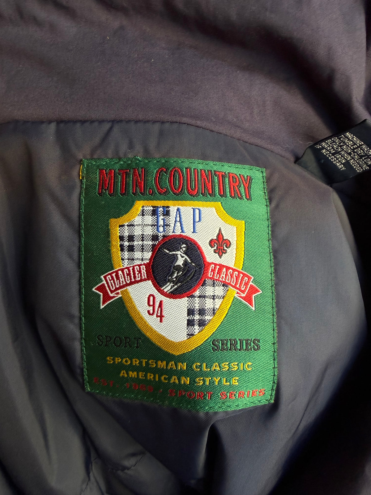 90s Gap plaid anorak parka
