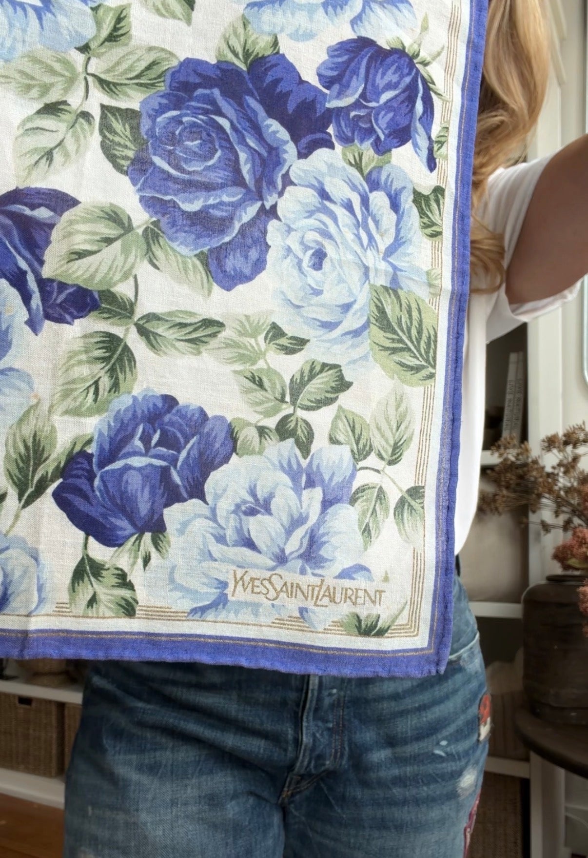 #15 Vintage YSL scarf