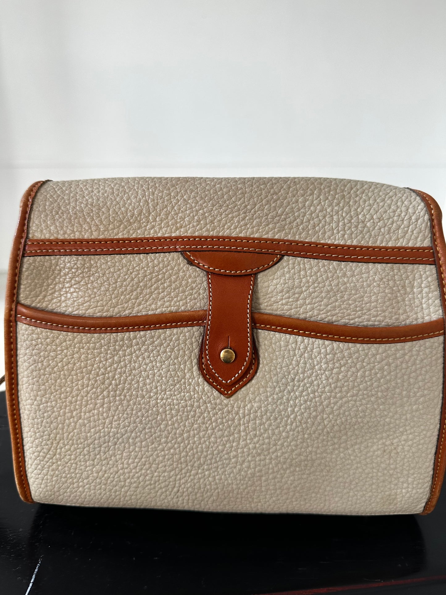 90s Dooney and Bourke Essex in cream