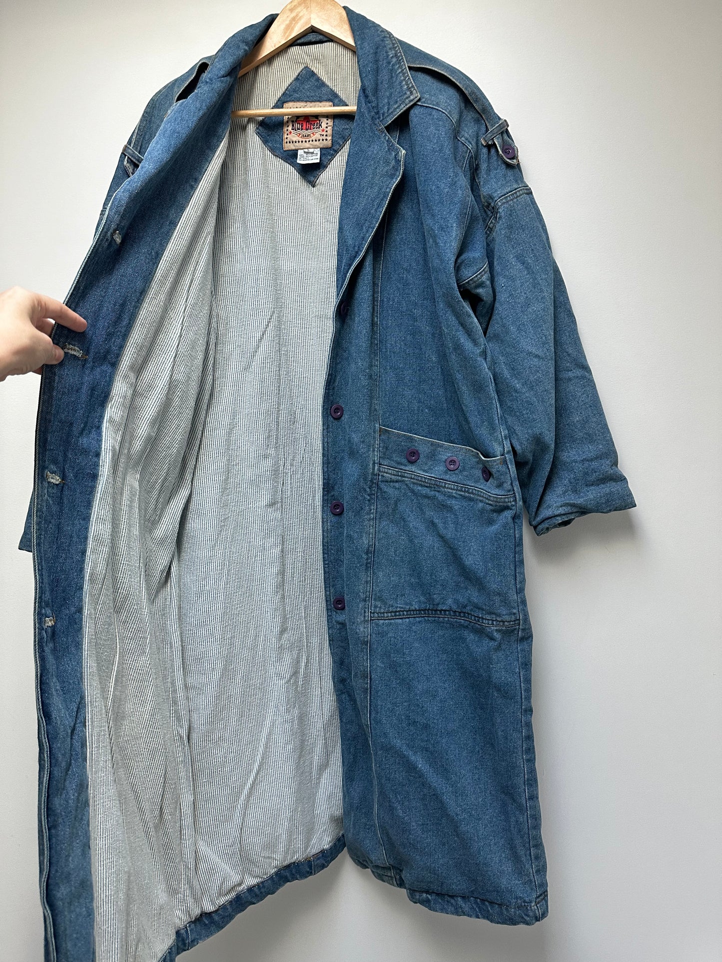 Vintage Blue Creek denim duster