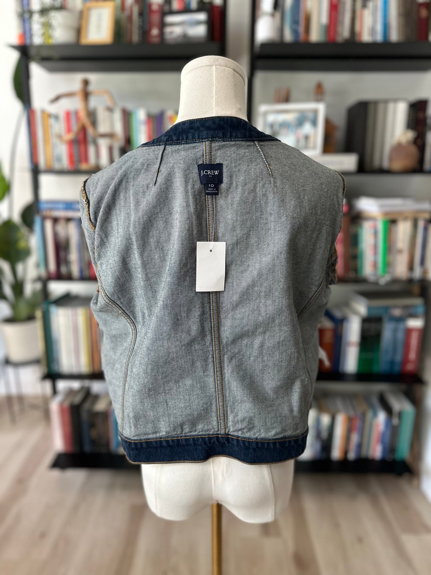 JCrew Factory denim lady jacket. NWT. Size 10