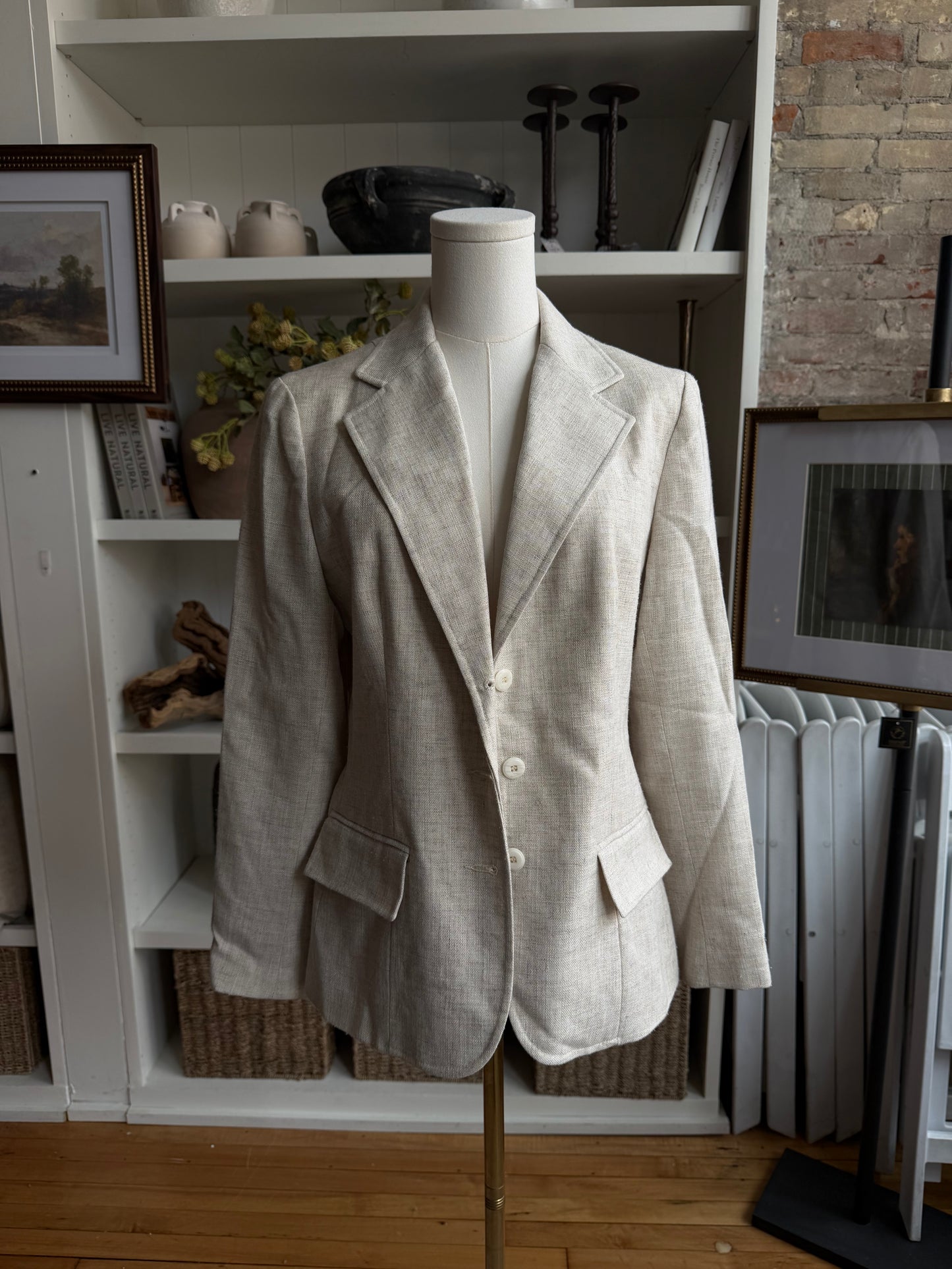 Vintage Austin Hill linen blazer