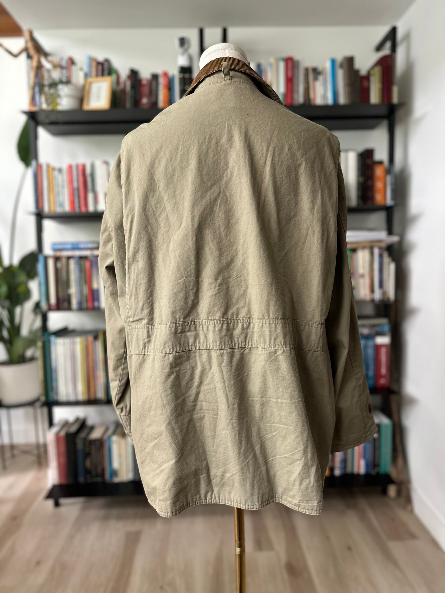 90s J.Crew khaki barn coat