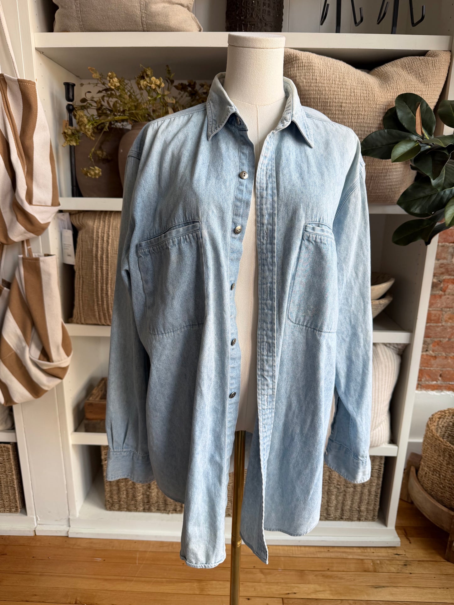90s Boundary Bay denim button down