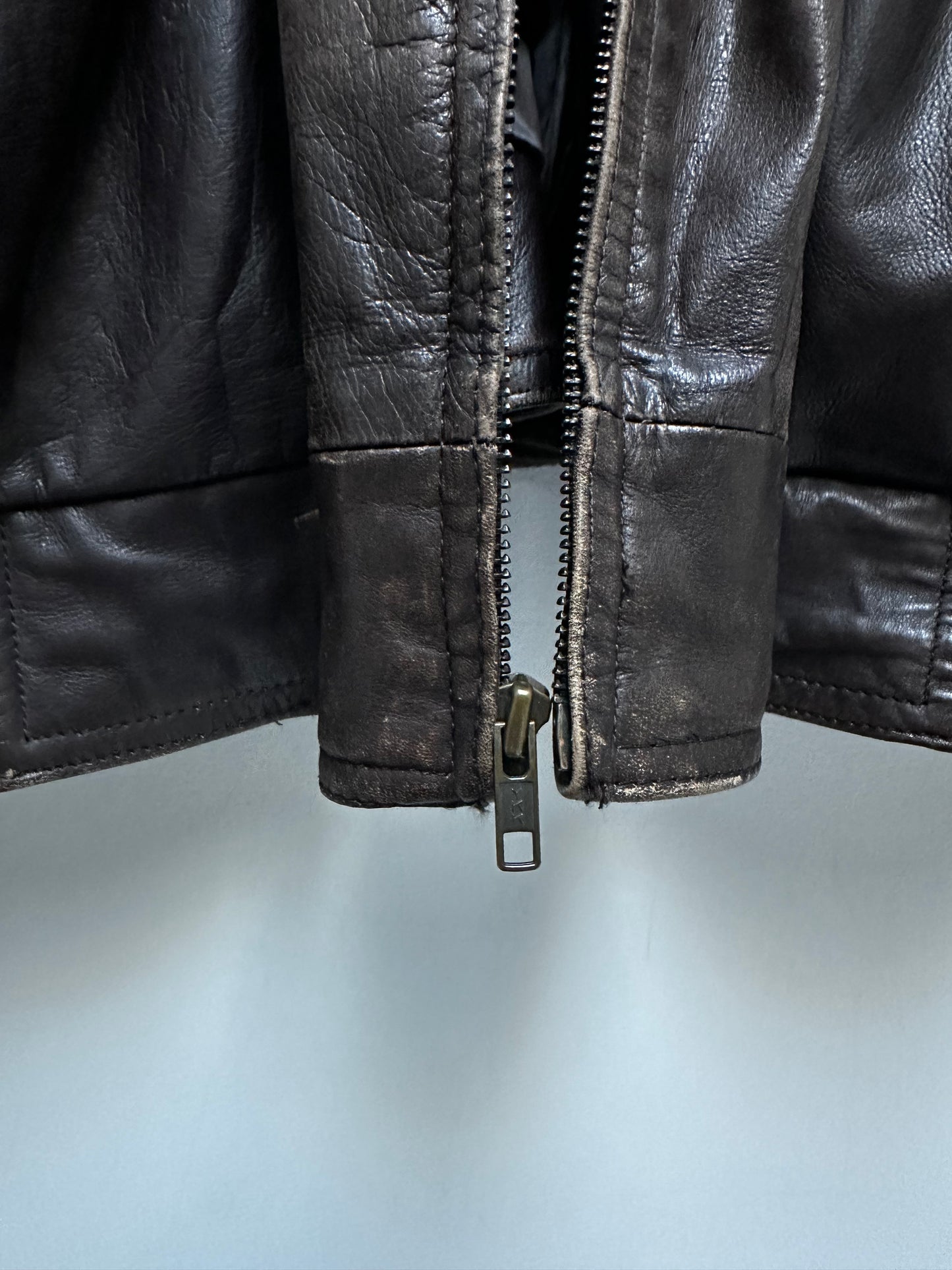 Vintage Byrnes & Baker leather bomber