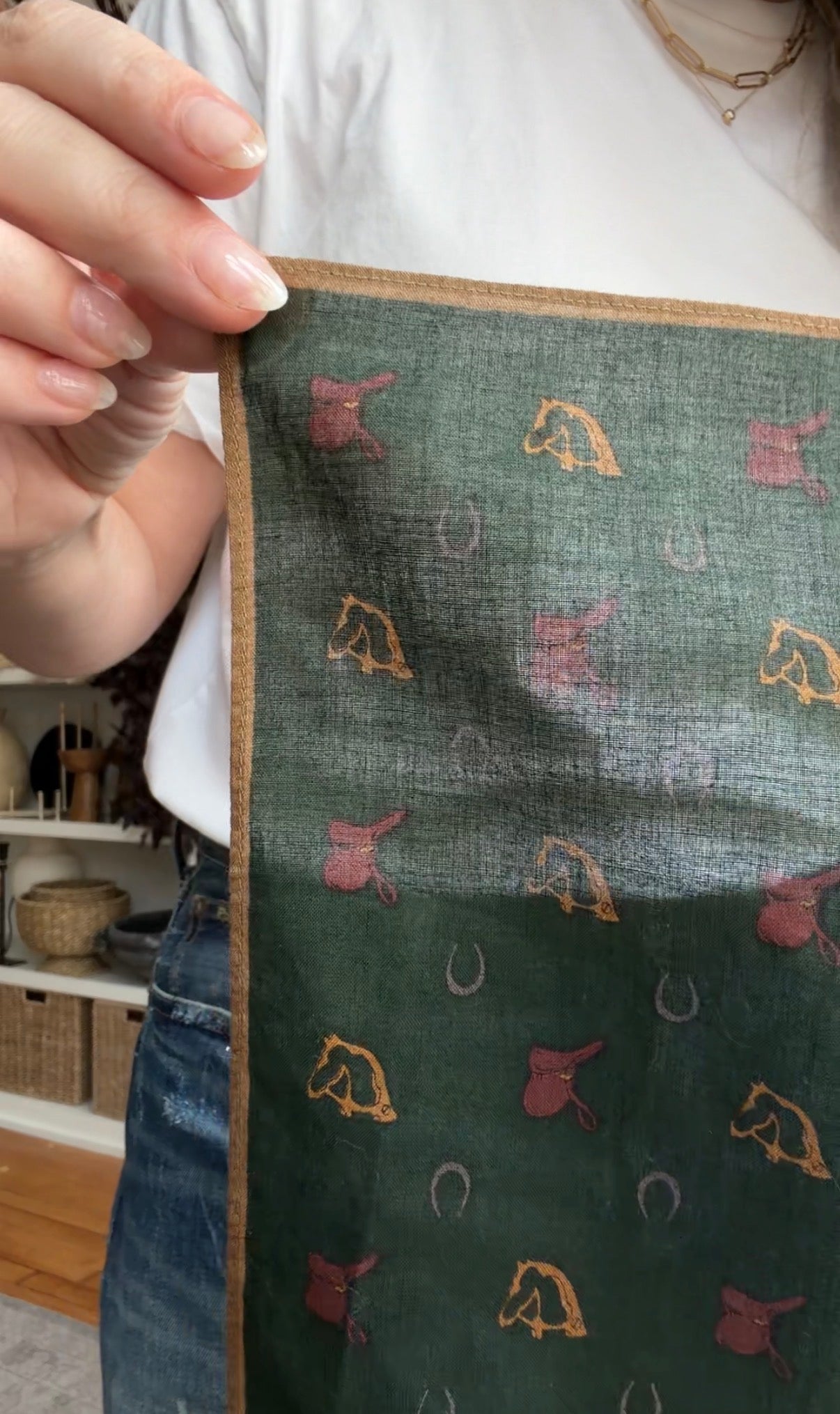 #7 Vintage Gucci scarf