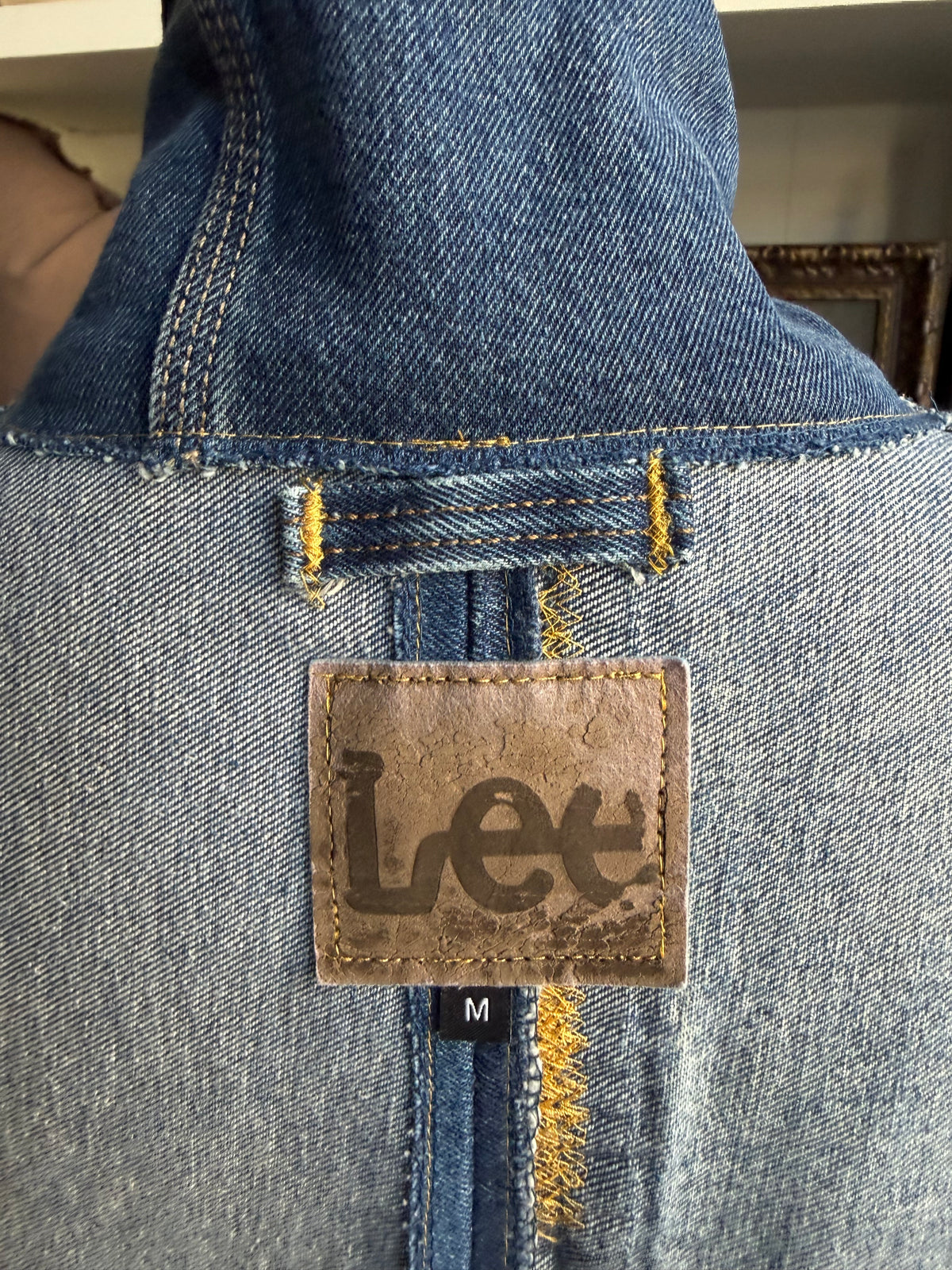 #6 Reworked denim trench. Size M
