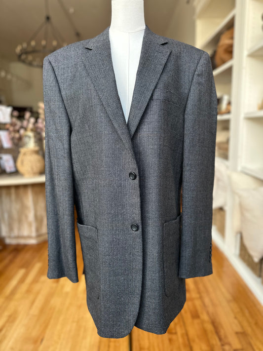 90s Pronto-Uomo Couture lambswool blazer