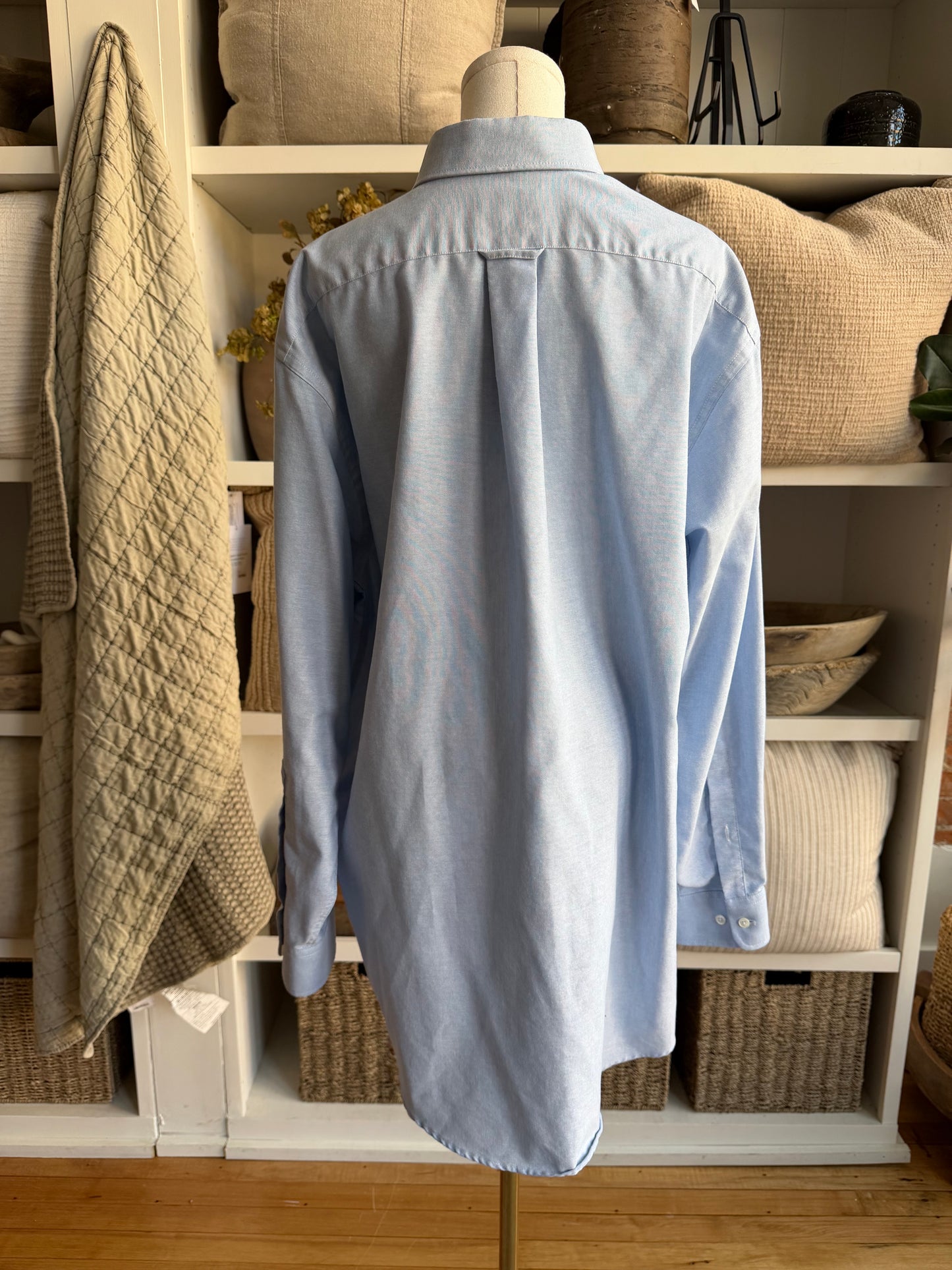90s Stafford blue Oxford button down.