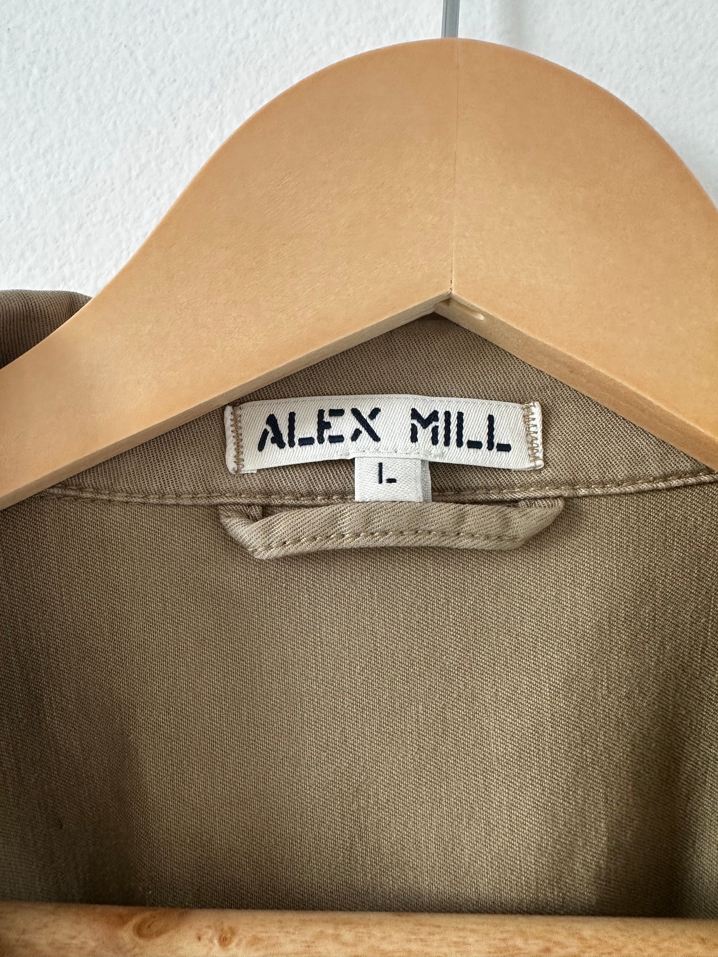 Alex Mill Expedition jumpsuit in khaki. Size large