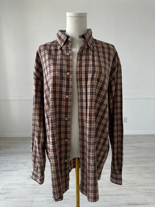 90s Tommy Hilfiger plaid button down