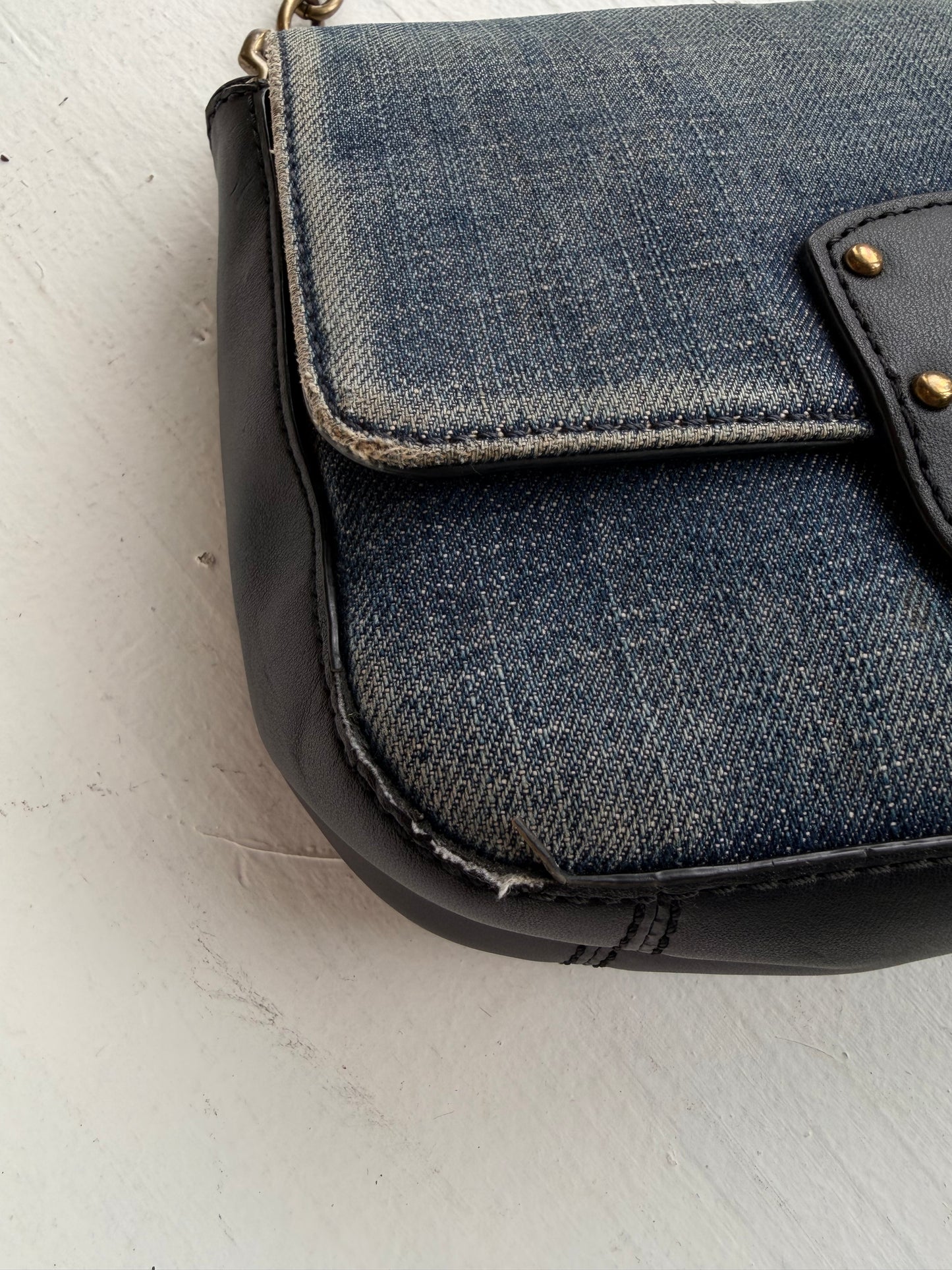 00s Lauren Ralph Lauren denim crossbody