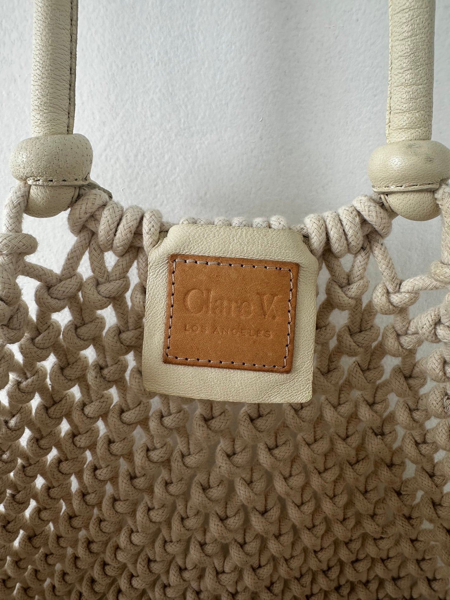 Clare V Sandy tote in natural