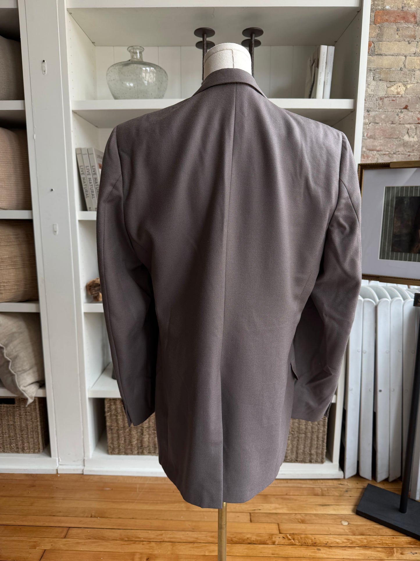 90s Burberry wool blazer. Made in the USA