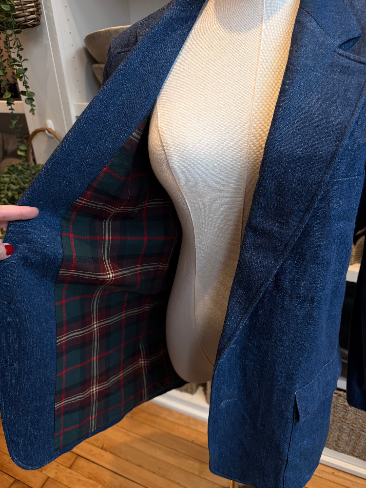 80s Ralph Lauren denim blazer