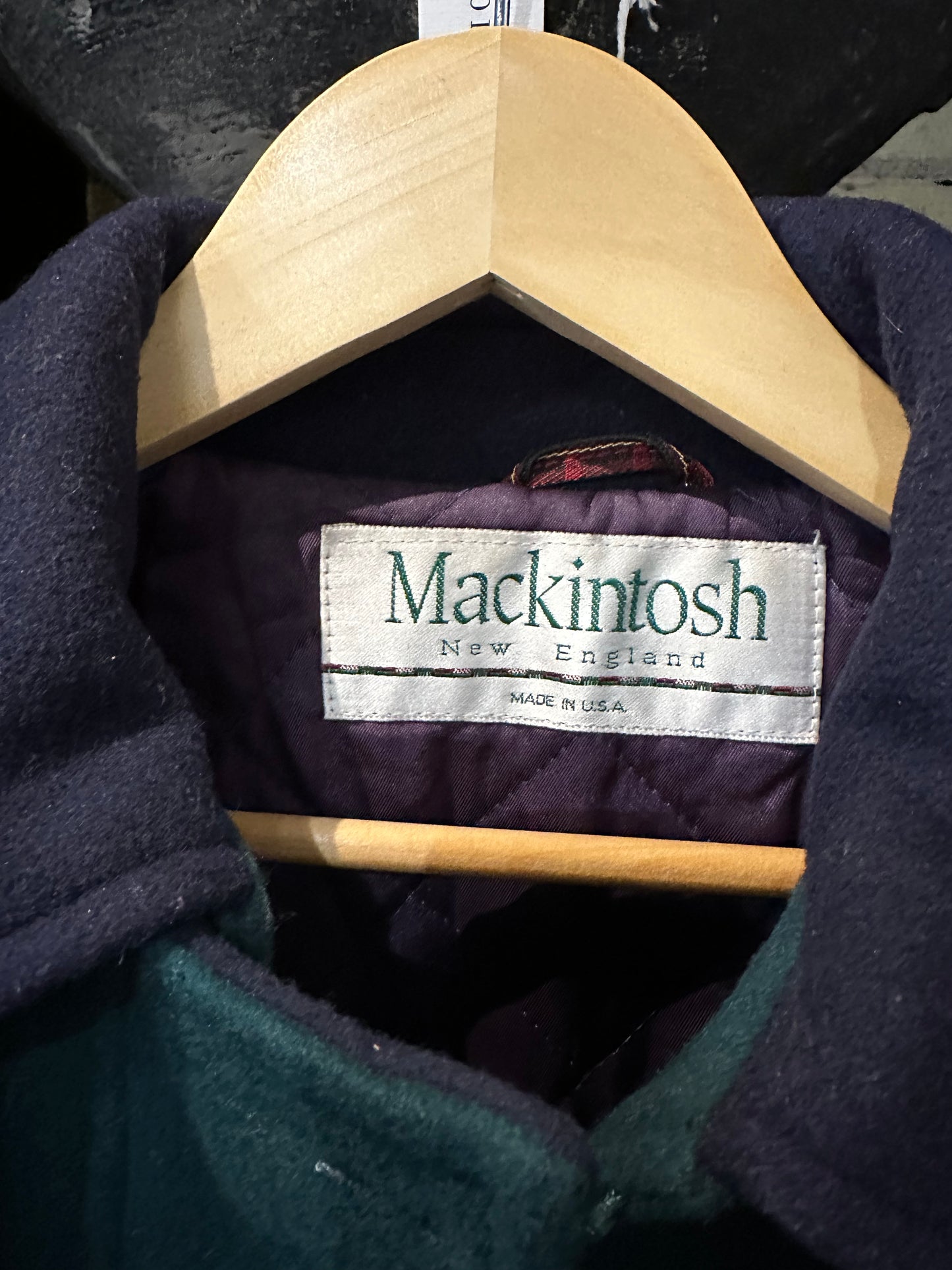 Vintage Macintosh wool coat