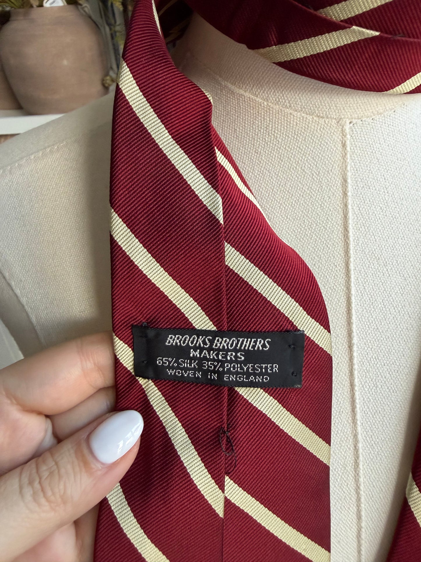 80s Brooks Brothers striped tie
