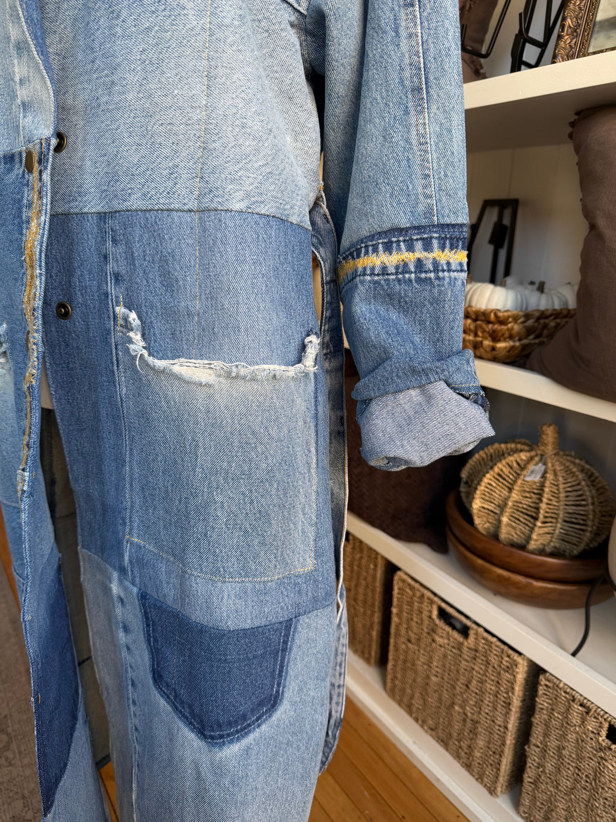 #3 Reworked denim trench. Size S