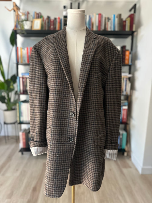 90s Joe by Joseph Abboud plaid wool blazer