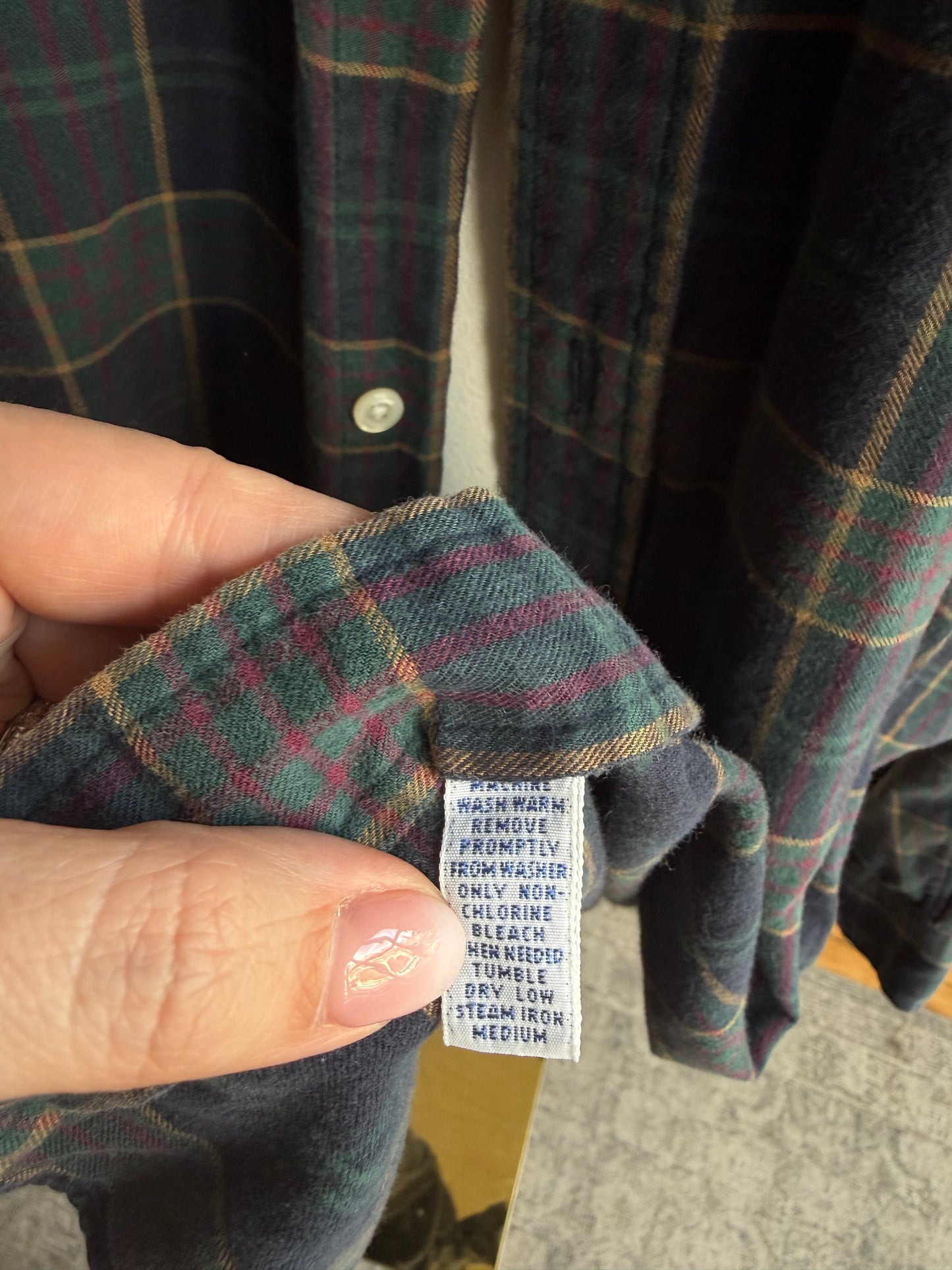 90s Ralph Lauren plaid flannel button down