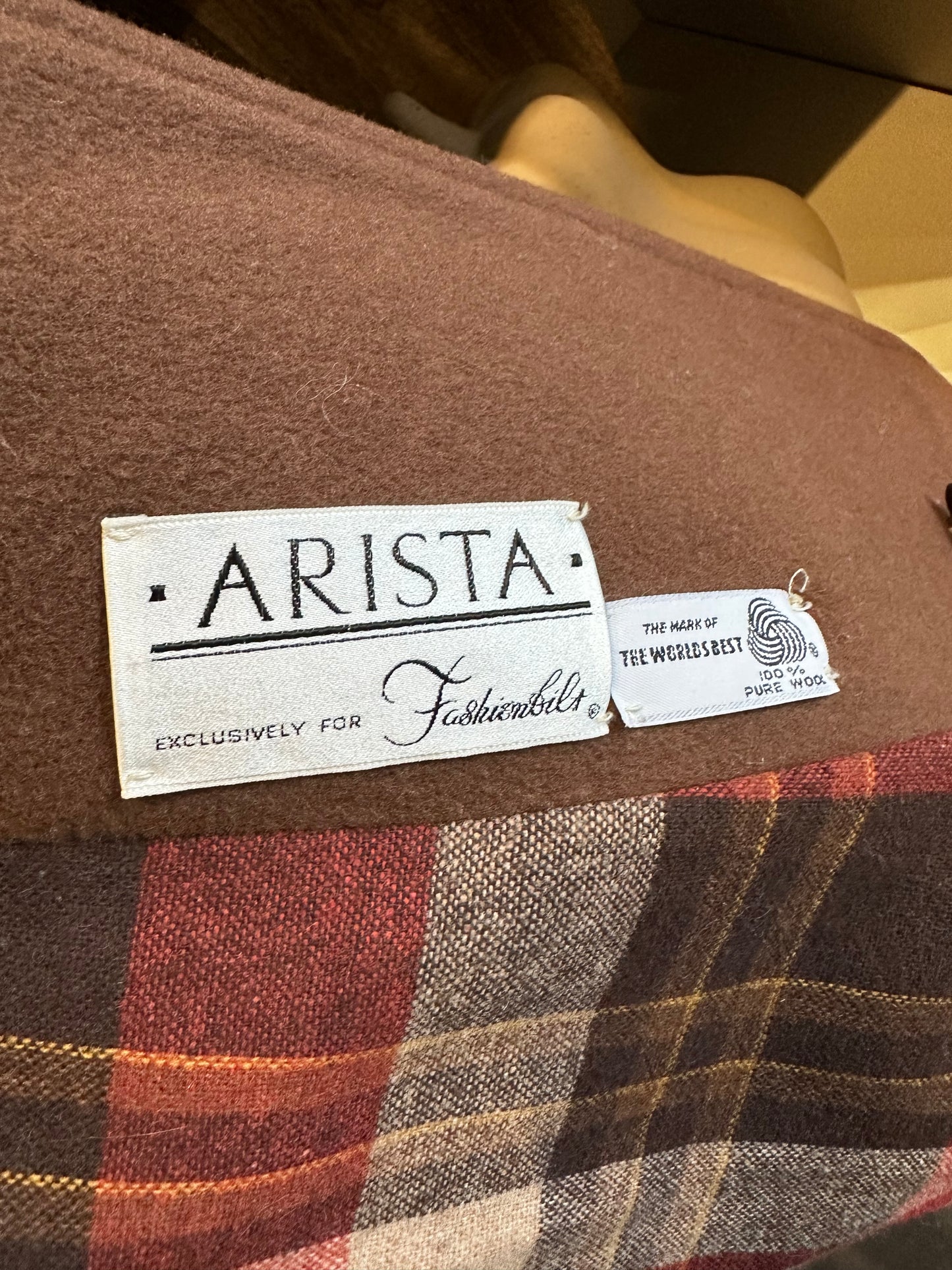 Vintage Arista wool coat