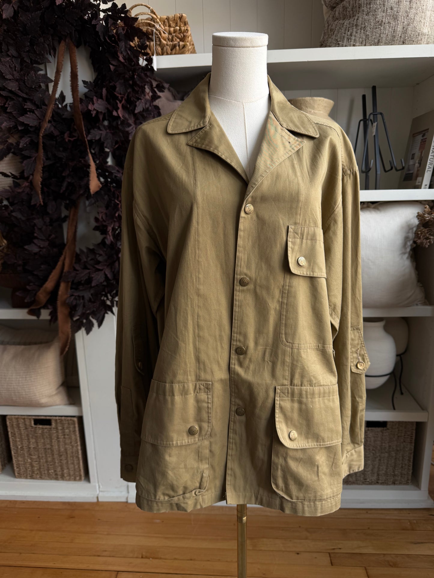 80s LL Bean light weight hunting jacket. Made in the USA. Fits XS-M