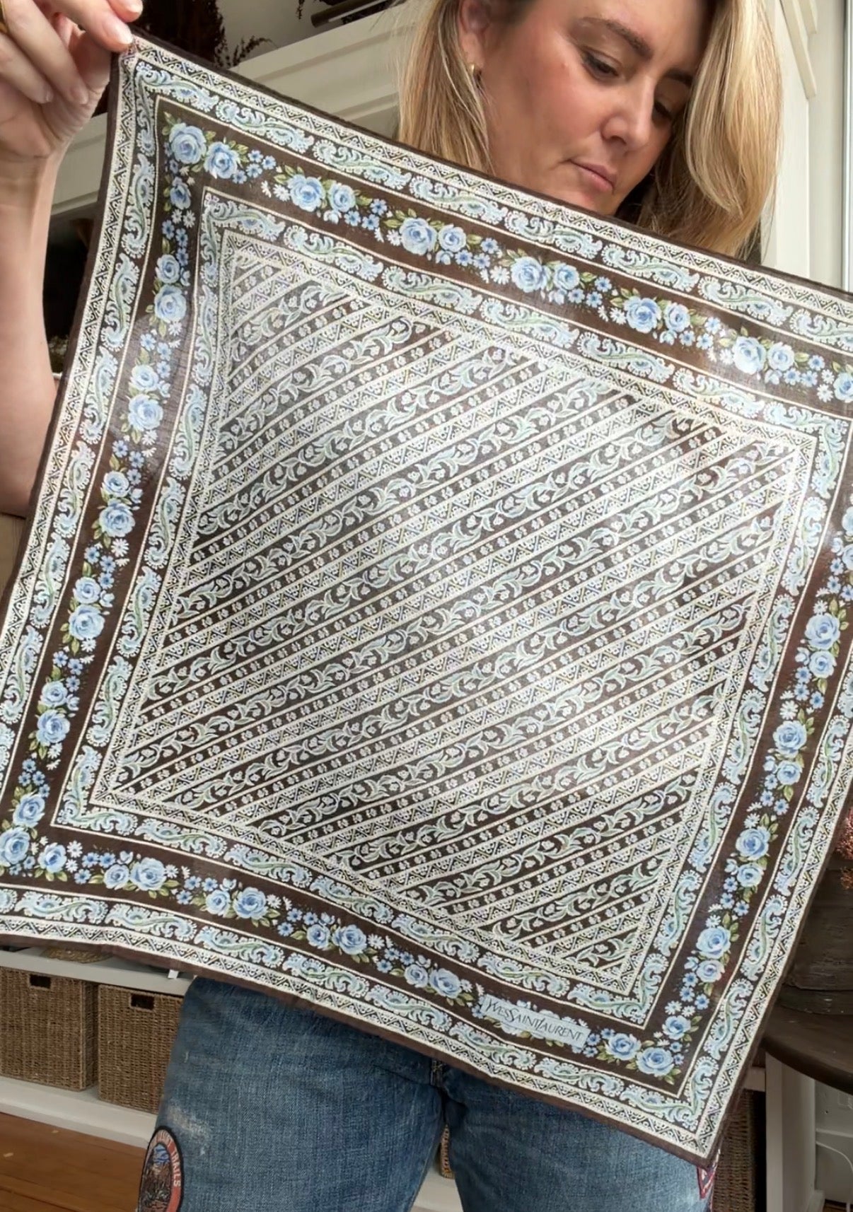 #16 Vintage YSL scarf
