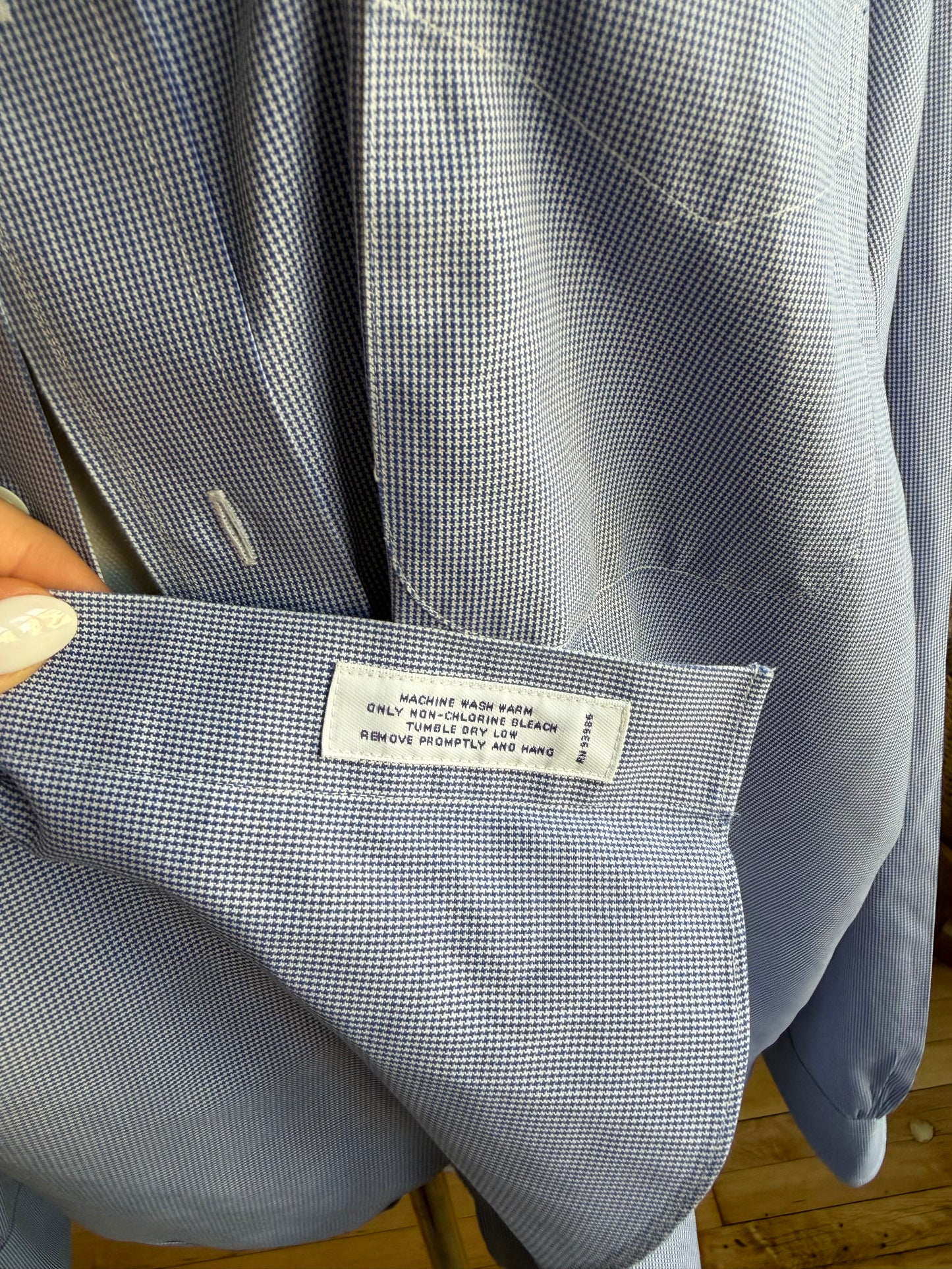 90s Brooks Brothers blue poplin button down