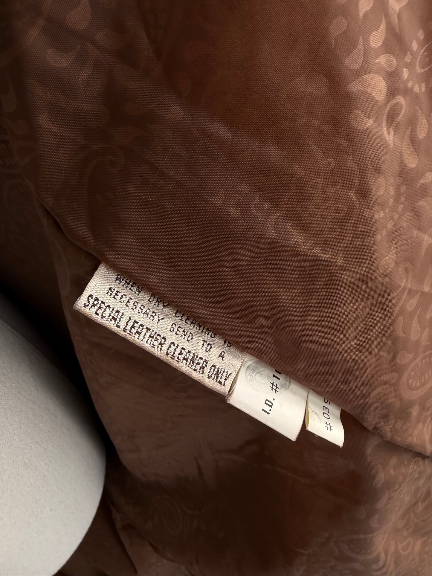 80s GIII leather trench. Made in Korea