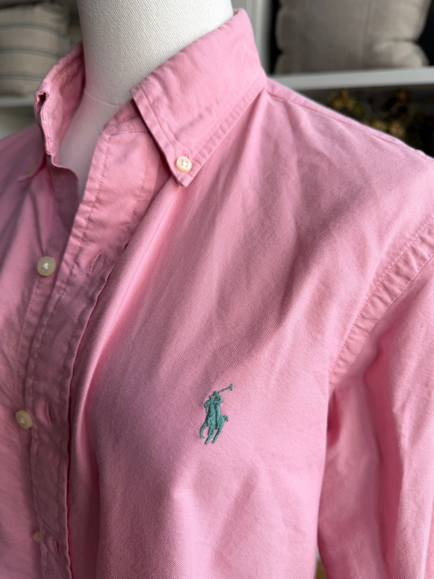 Ralph Lauren pink classic fit button down