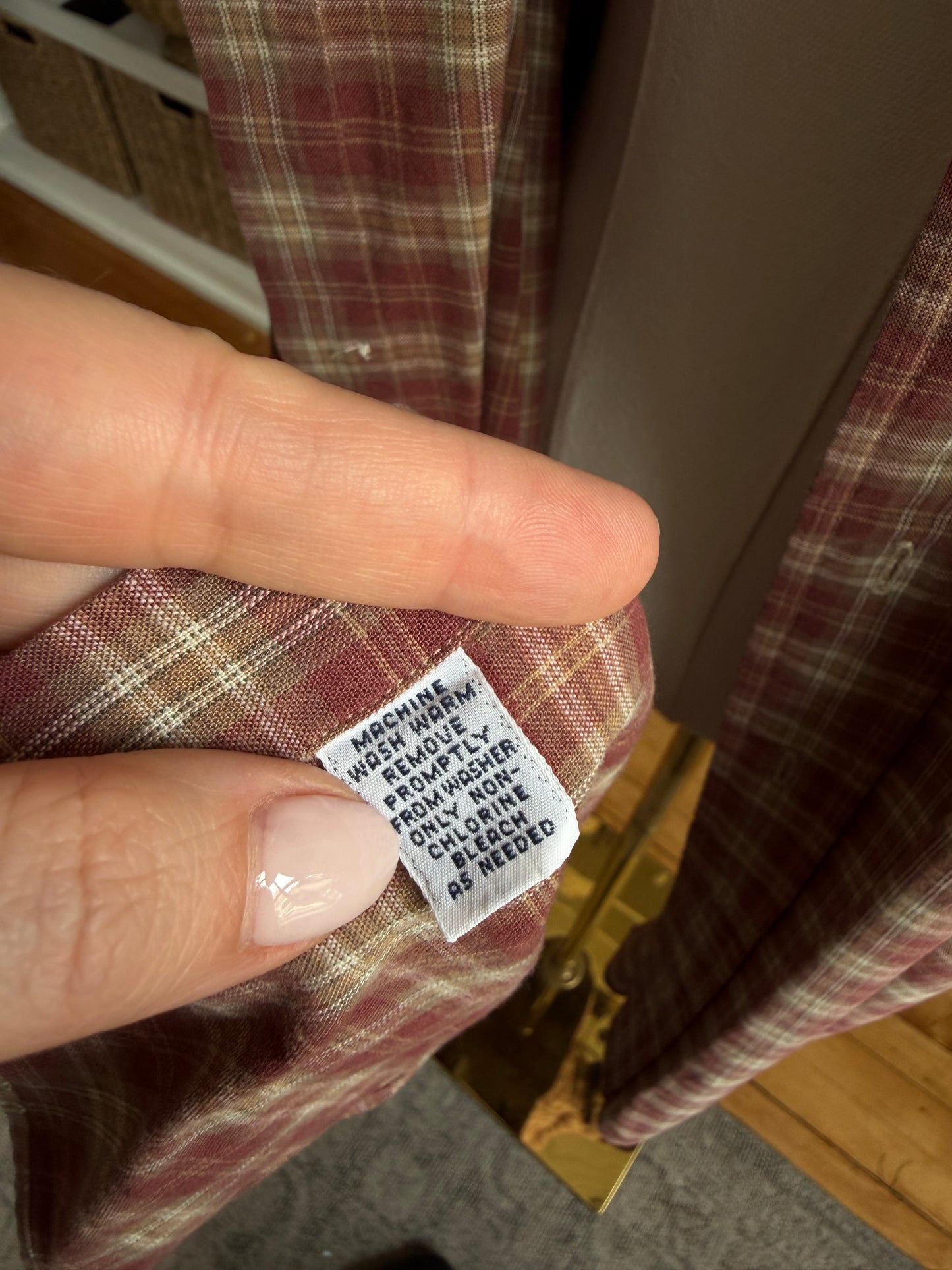 90s Ralph Lauren Blake plaid button down. Fits M-XL