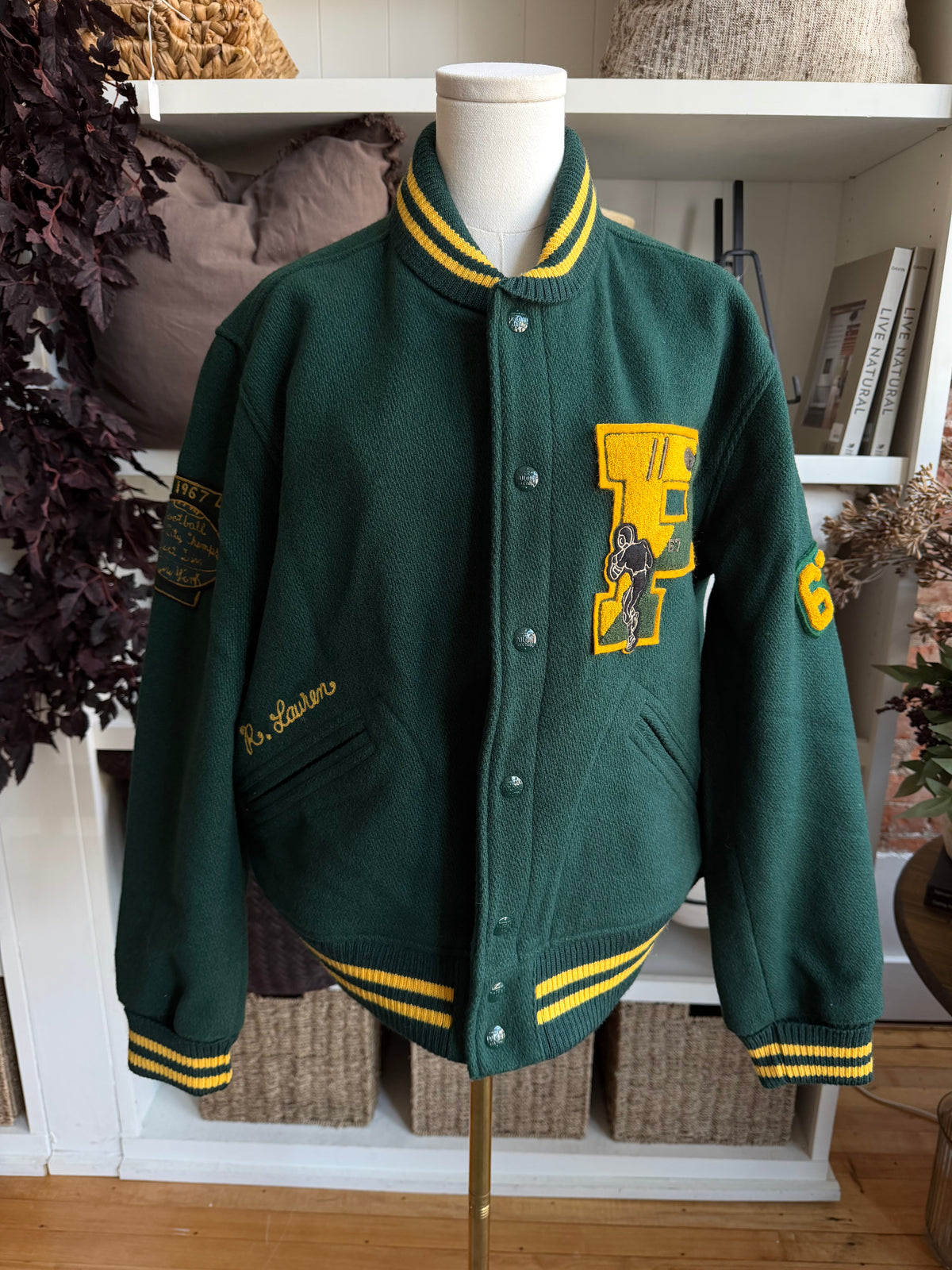 Polo Ralph Lauren wool Tigers varsity jacket. New with tags. Fits S-L