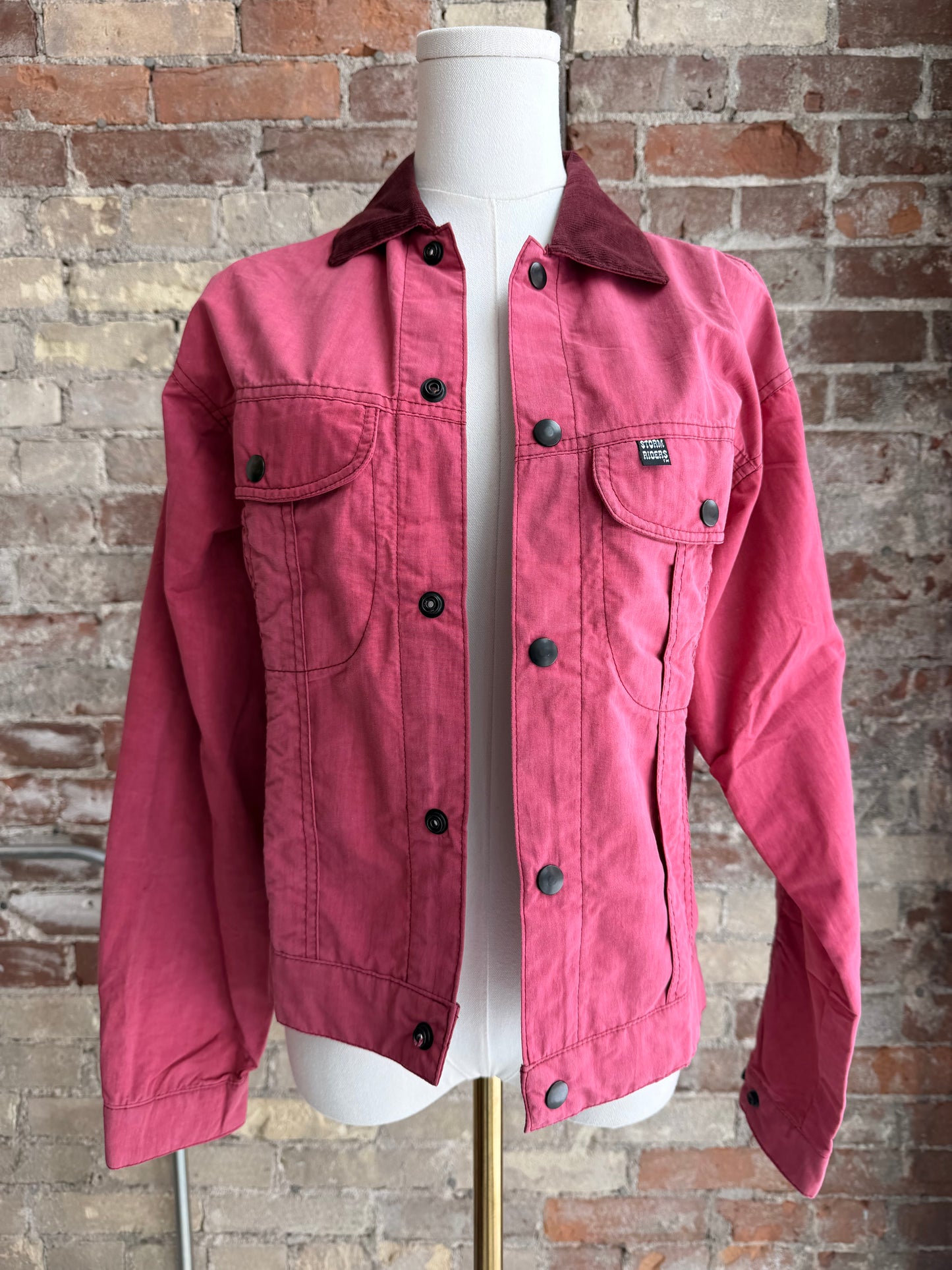 Storm Rider faded red jacket. NWT. Made in USA