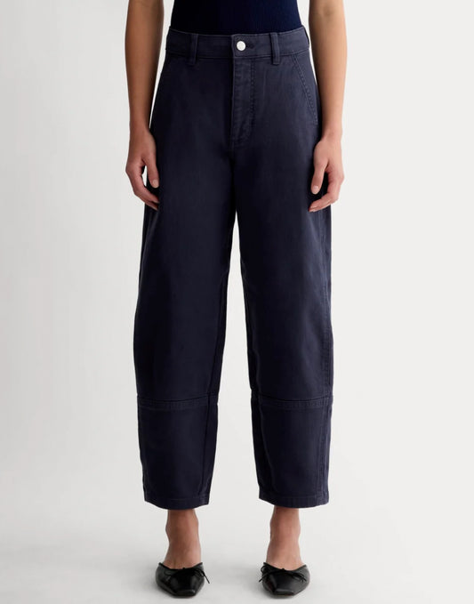 Everlane Utility Barrel Pant in navy size 10 long