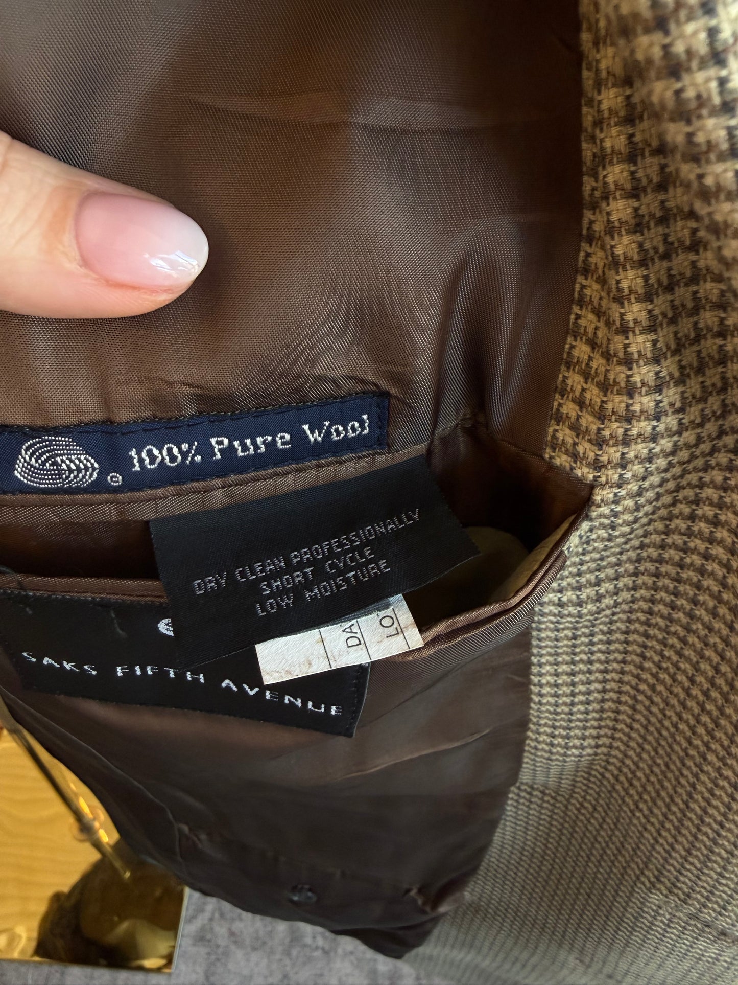80s Burberry wool blazer. Made in the USA
