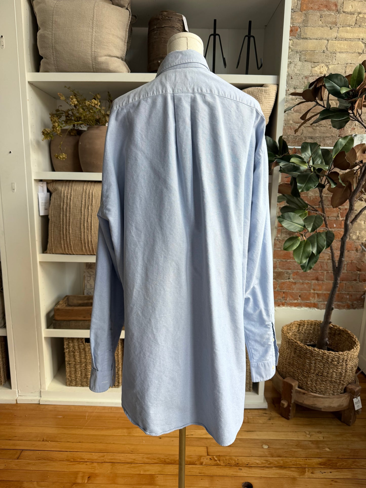 90s Ralph Lauren blue oxford button down