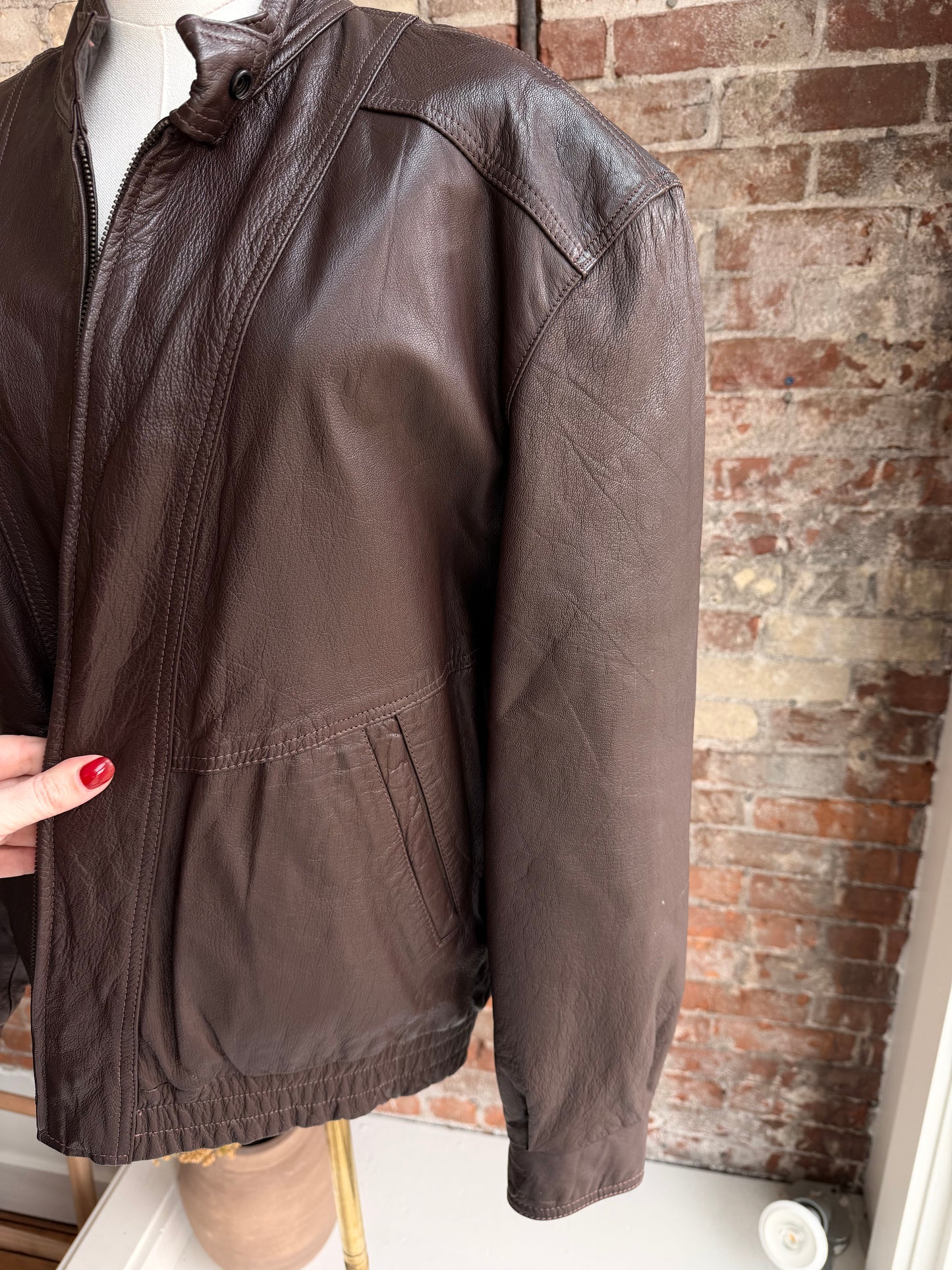 80s Phase 2 leather bomber