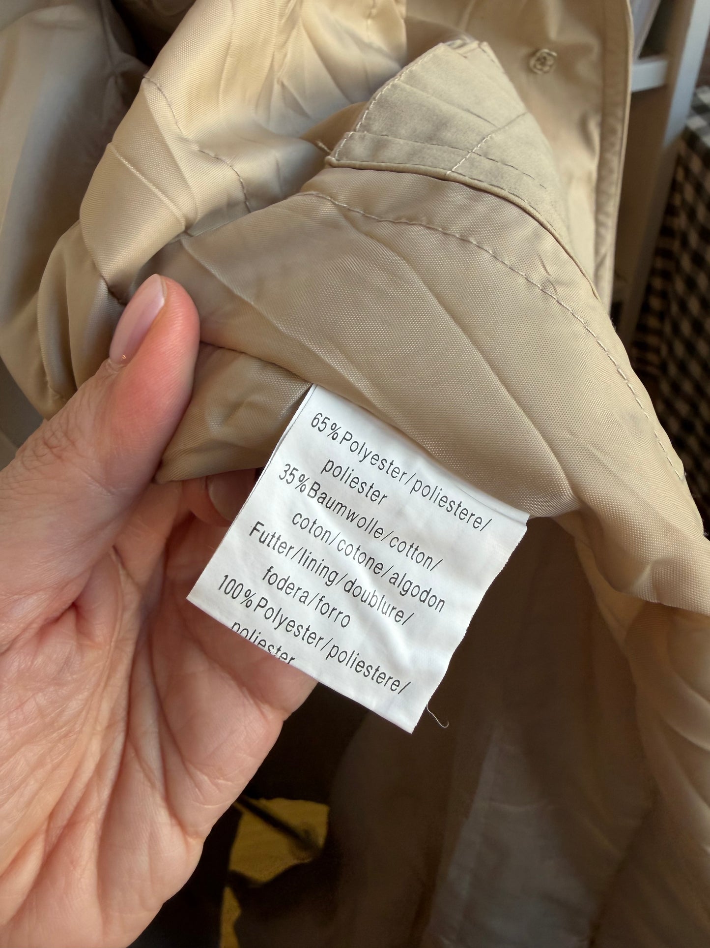 Vintage cinched trench #4