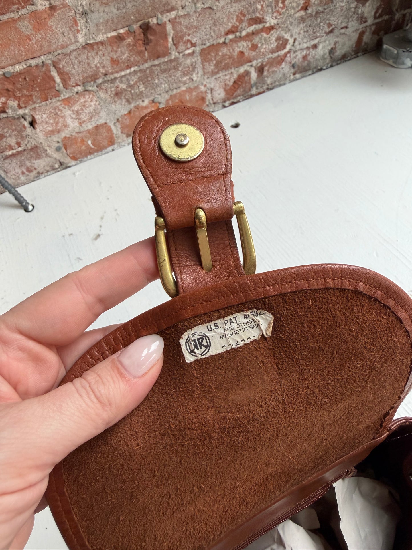 90s Hunt Club leather backpack