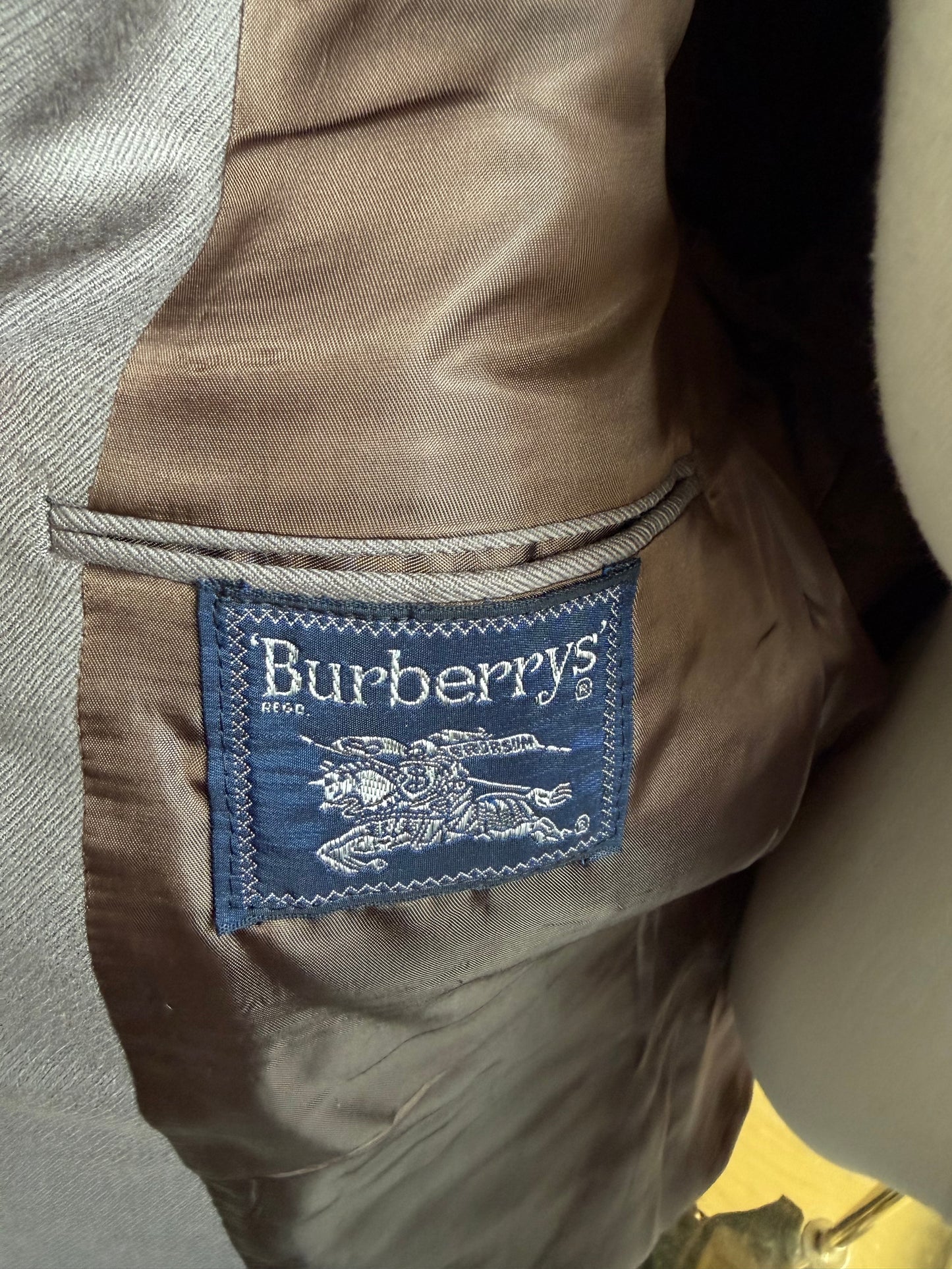 90s Burberry wool blazer. Made in the USA
