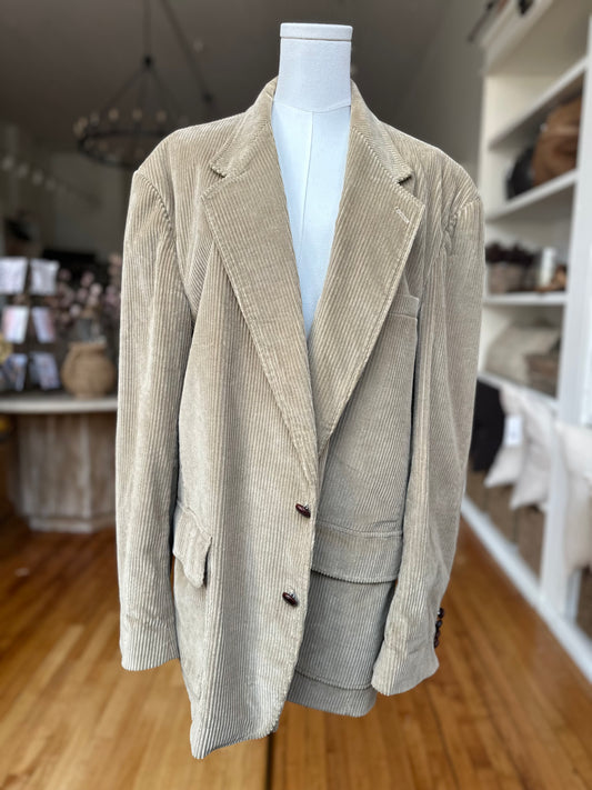 90s Land Ends corduroy blazer. Made in the USA