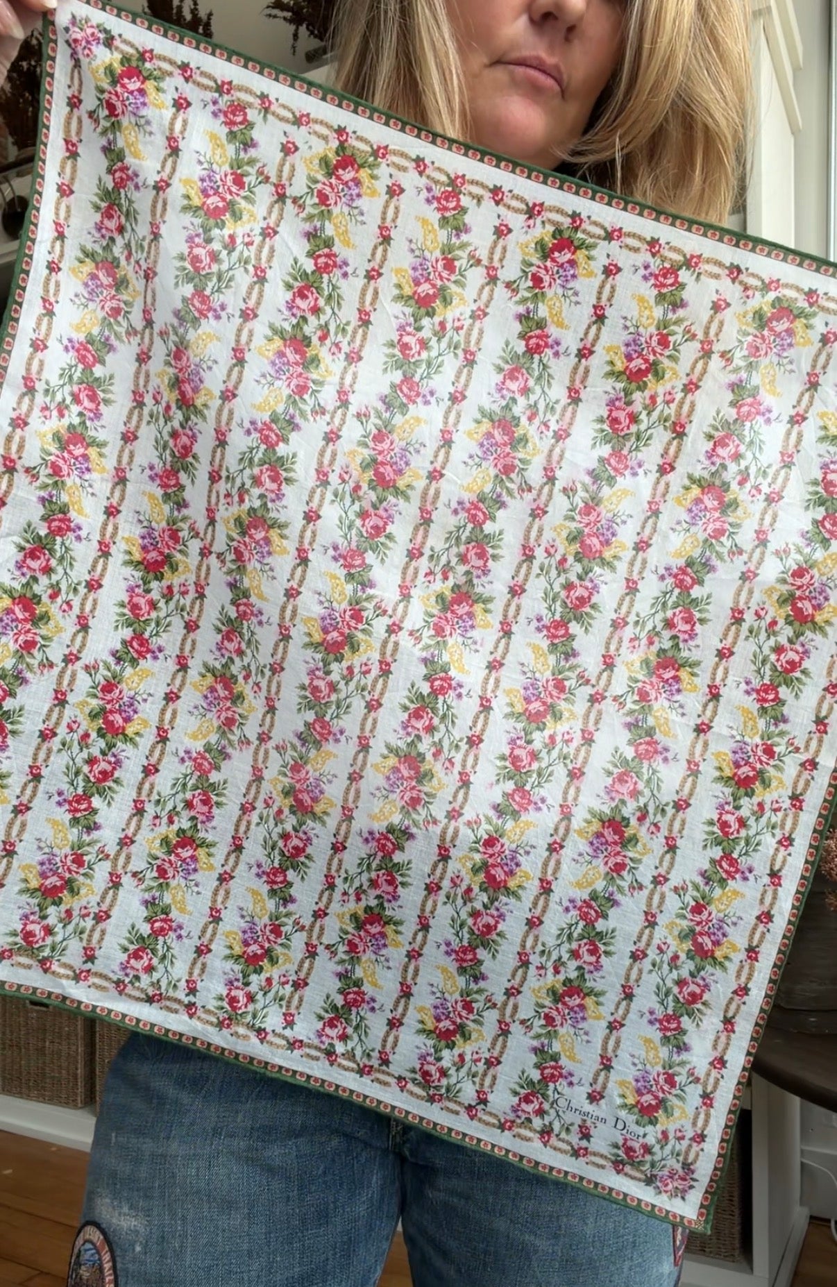 #14 Vintage Christian Dior scarf