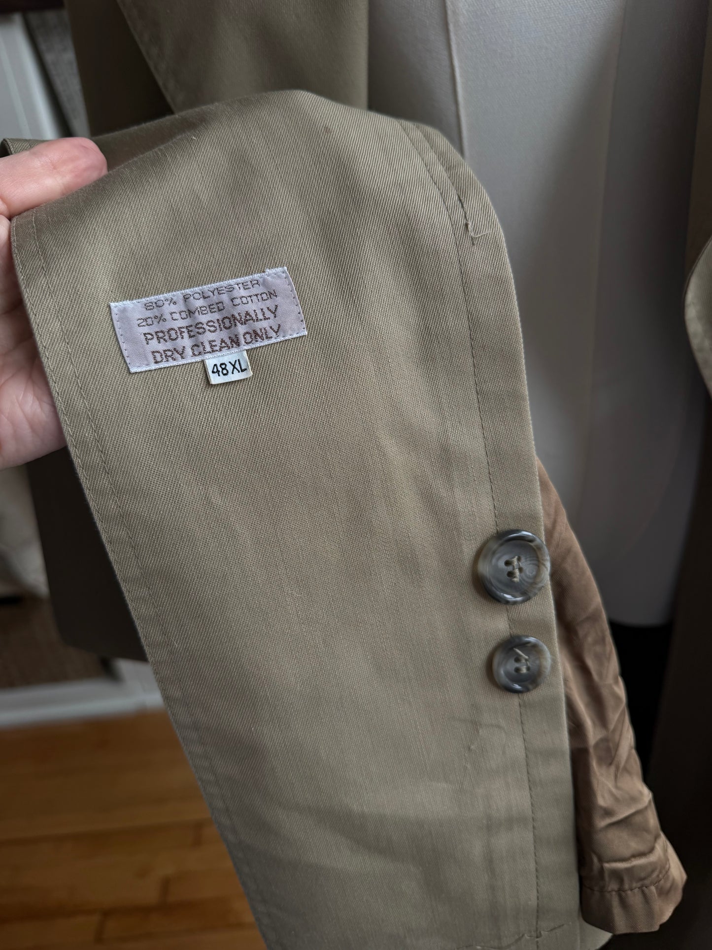Vintage Christian Dior khaki trench