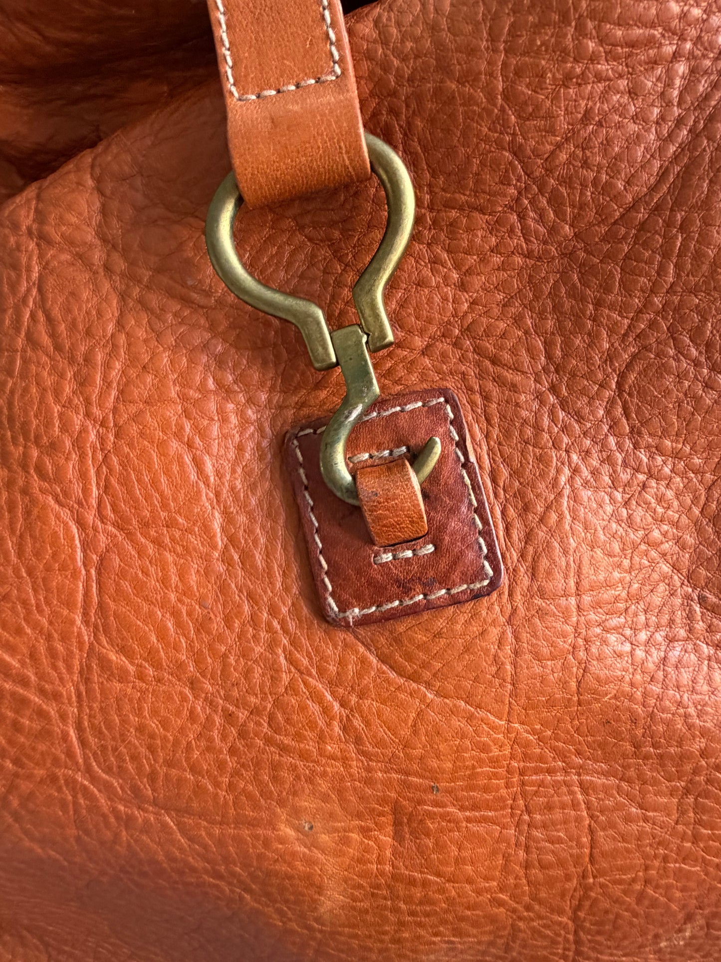 90s Lauren by Ralph Lauren leather shoulder bag