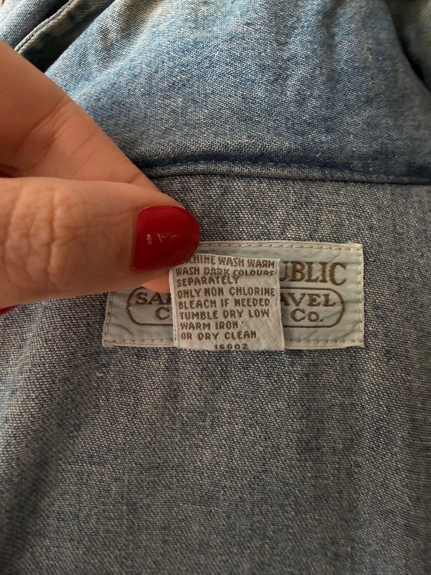 90s Banana Republic denim bomber jacket